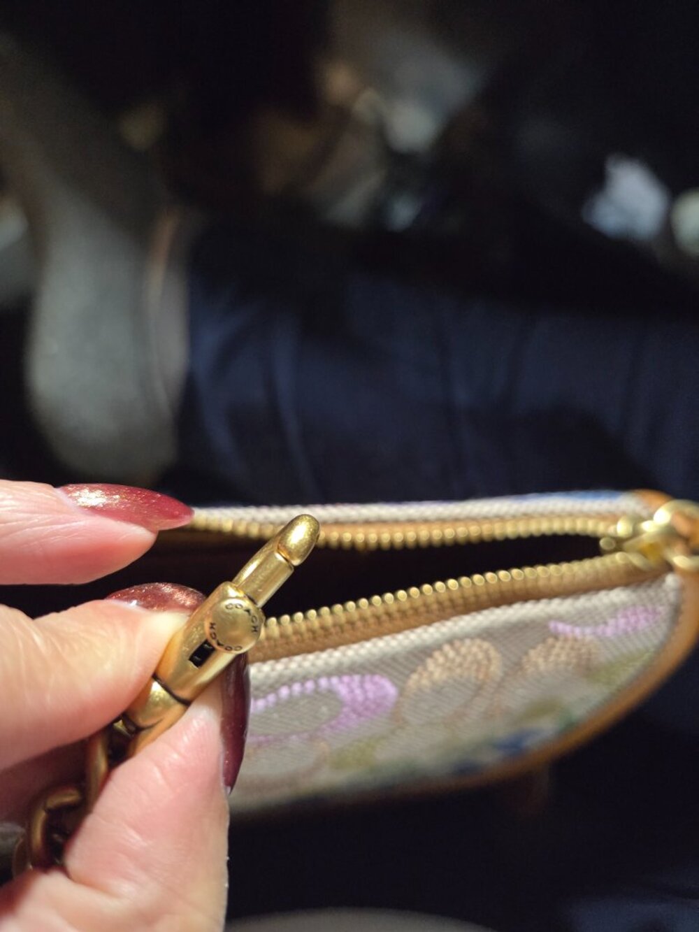Coach Rainbow Crystal Swinger Bag - Picture 13 of 13